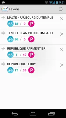 Vélib' android App screenshot 3